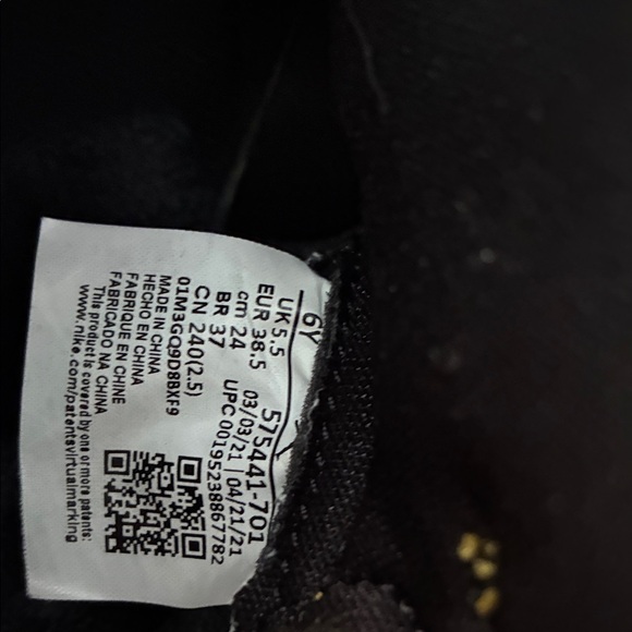 Nike Black and Yellow High-Top Sneakers - youth - Picture 10 of 10